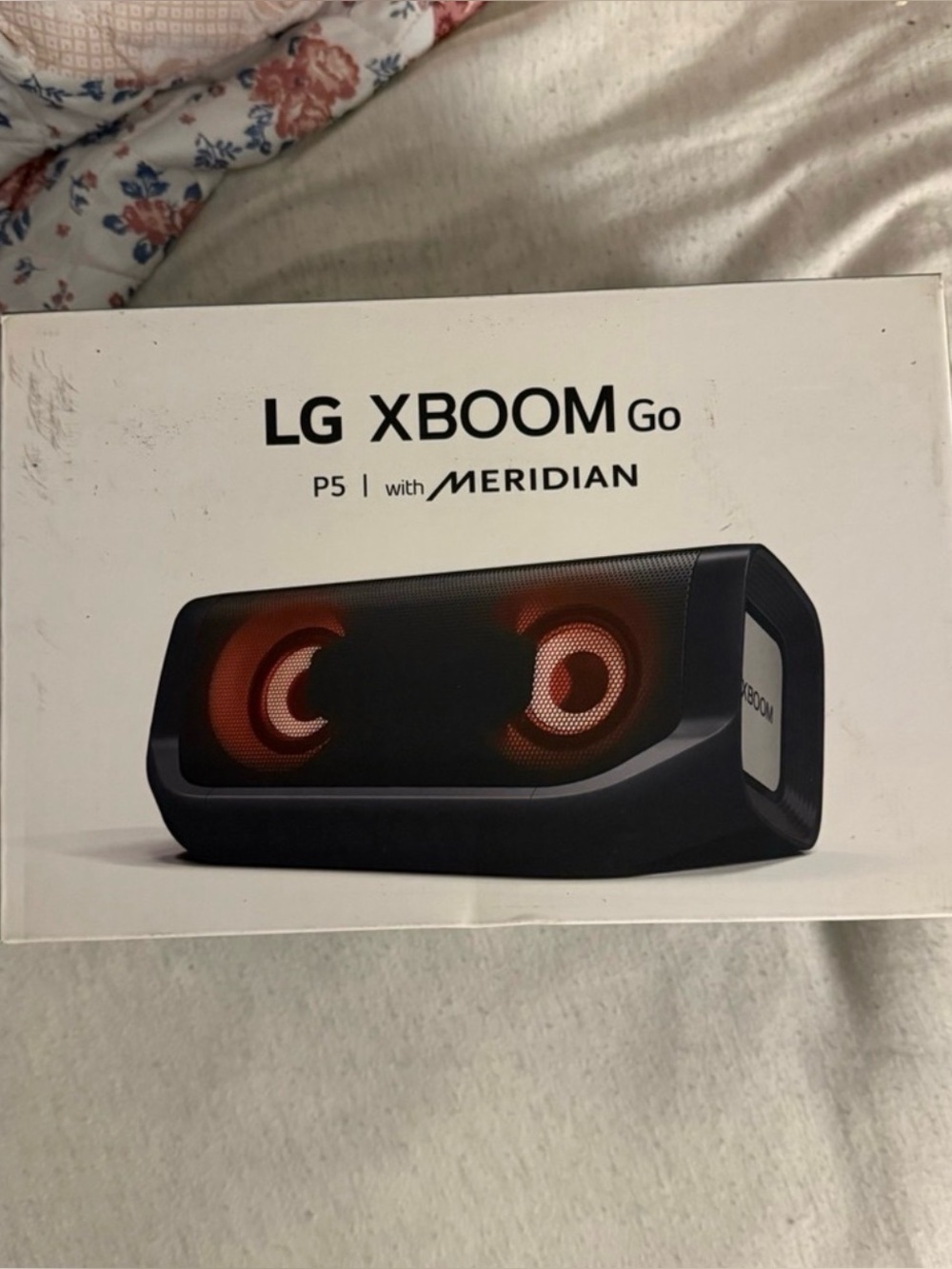 LG XBOOM Go Box – Navy Blue with White Text